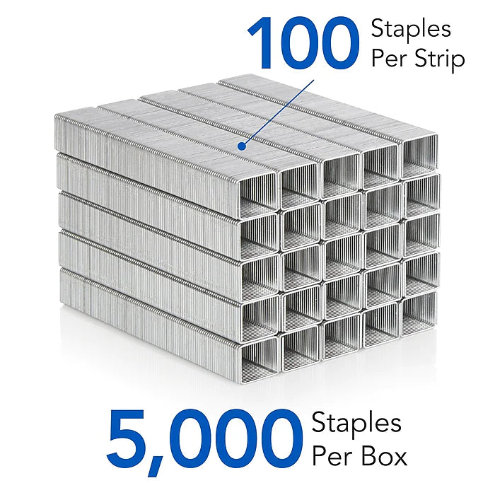 Swingline Heavy Duty Staples, 3/8" Length, 5,000/Box (79398)