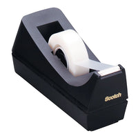 Thumbnail for Scotch® Desktop Tape Dispenser, Black (MMMC38BK)