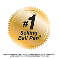 BIC Round Stic Xtra-Life Ballpoint Pen, Medium Point, Black Ink, 60/Pack (GSM609-BLK)