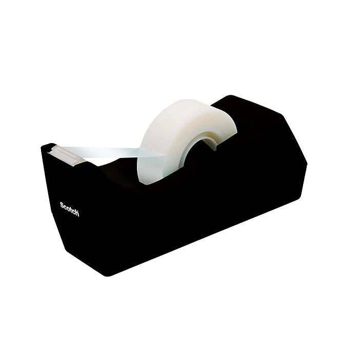 Scotch® Desktop Tape Dispenser, Black (MMMC38BK)