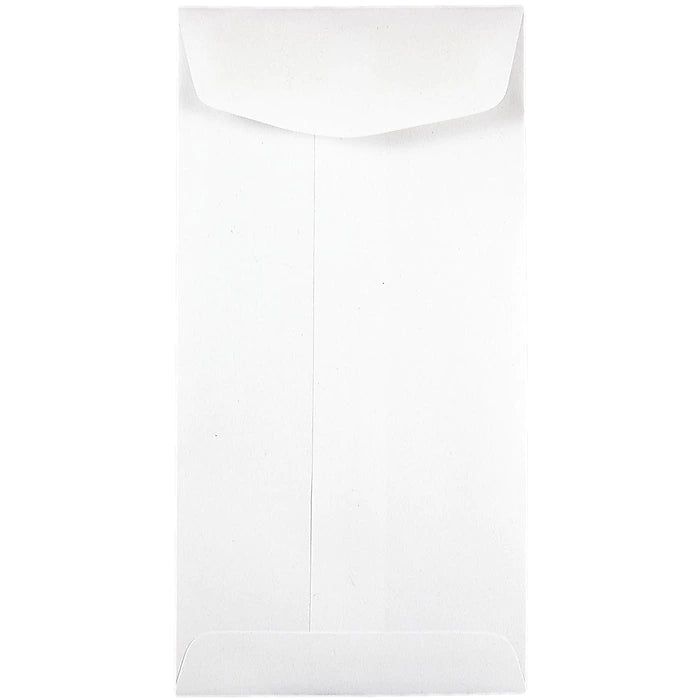 JAM Paper #7 Coin Envelope, 3 1/2" x 6 1/2", White, 250/Box (95083H)