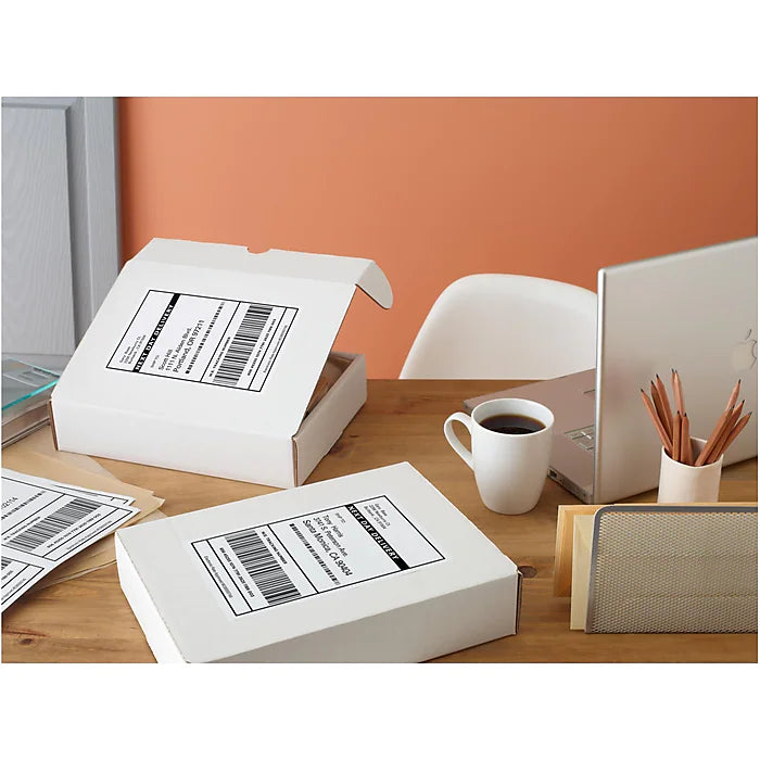 Avery Inkjet Internet Shipping Labels with TrueBlock, White, 50 Labels Per Pack (08126)