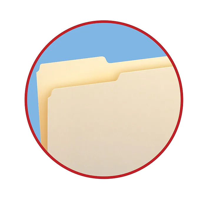 Smead File Folders, 1/3-Cut Tab, Legal Size, Manila, 100/Box (15330)