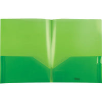 Thumbnail for Staples 2 Pocket Folder, Letter Size, Green (26383)