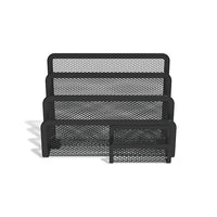 Thumbnail for TRU RED™ 4 Compartment Wire Mesh Letter Holder, Matte Black (TR57562)