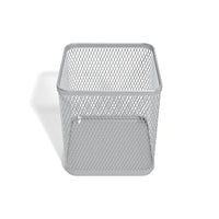 Thumbnail for TRU RED™ Stackable Wire Mesh Pencil Holder, Silver (TR57576)