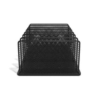 Thumbnail for TRU RED™ 7-Compartment Wire Mesh File Organizer, Matte Black (TR57552)