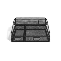 Thumbnail for TRU RED™ 6-Compartment Wire Mesh Accessory Holder, Matte Black (TR57539)