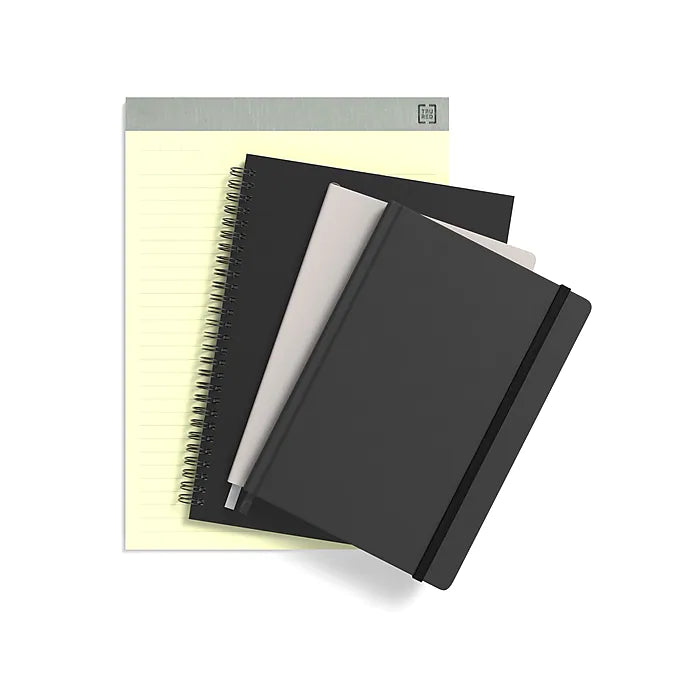 TRU RED™ Medium Soft Cover Ruled Notebook, Black (TR54987)