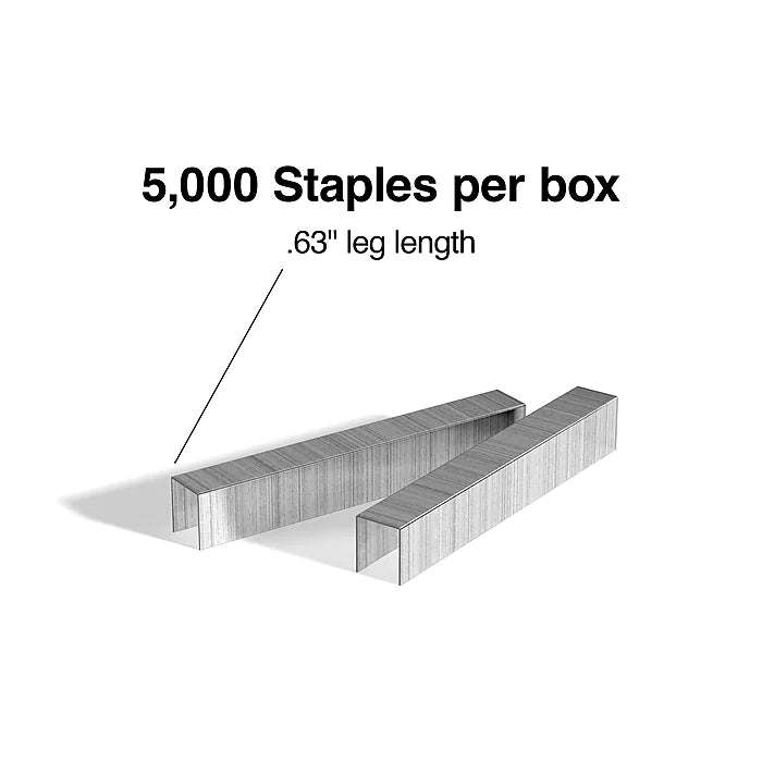 Staples High-Capacity Staples, 5/8" Leg Length, 5000/Box (TR58095)