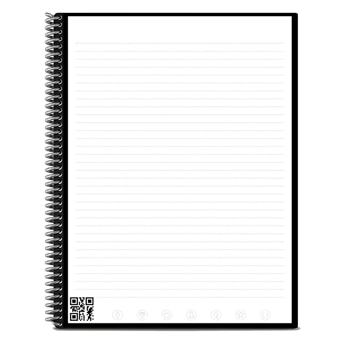 Rocketbook Core Reusable Smart Notebook, 8.5" x 11", Lined Ruled, 32 Pages, Teal (EVR2-L-RC-CCE)