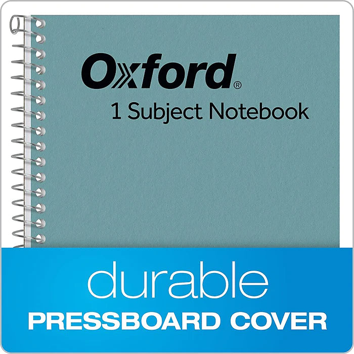 Oxford 1-Subject 5" x 7.75", College Ruled, 80 Sheets, Blue (TOP 65119)