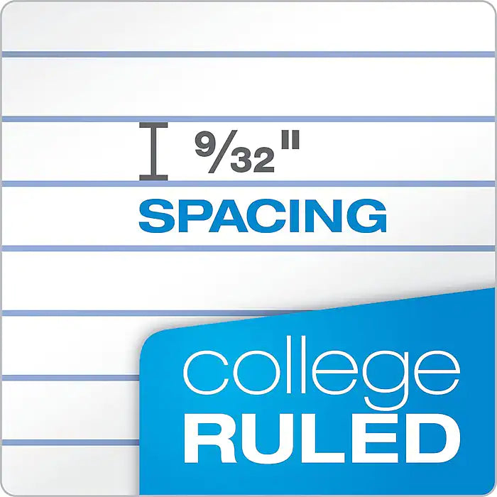 Oxford 1-Subject 5" x 7.75", College Ruled, 80 Sheets, Blue (TOP 65119)