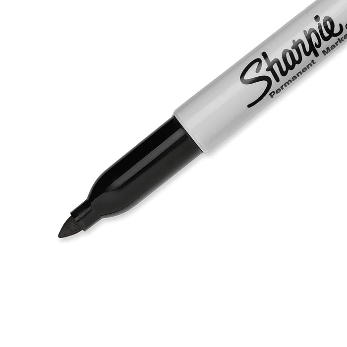 Sharpie Permanent Markers, Fine Tip, Black, 36/Pack (1884739)