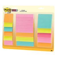 Thumbnail for Post-it® Super Sticky Notes, Assorted Sizes, Supernova Neons Collection, Lined, 15 Pads/Pack (4423-15SSMIA)