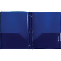 Thumbnail for Staples 2-Pocket Fasteners Folder, Navy (26389)