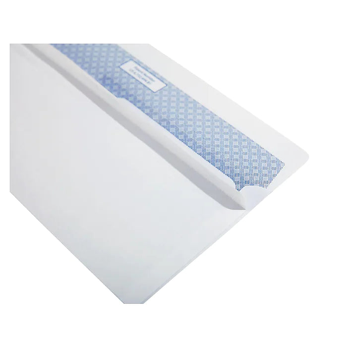 Staples Reveal-N-Seal Security Tinted #8 Business Envelopes, 3 5/8" x 8 5/8", White, 500/Box (SPL1775860)