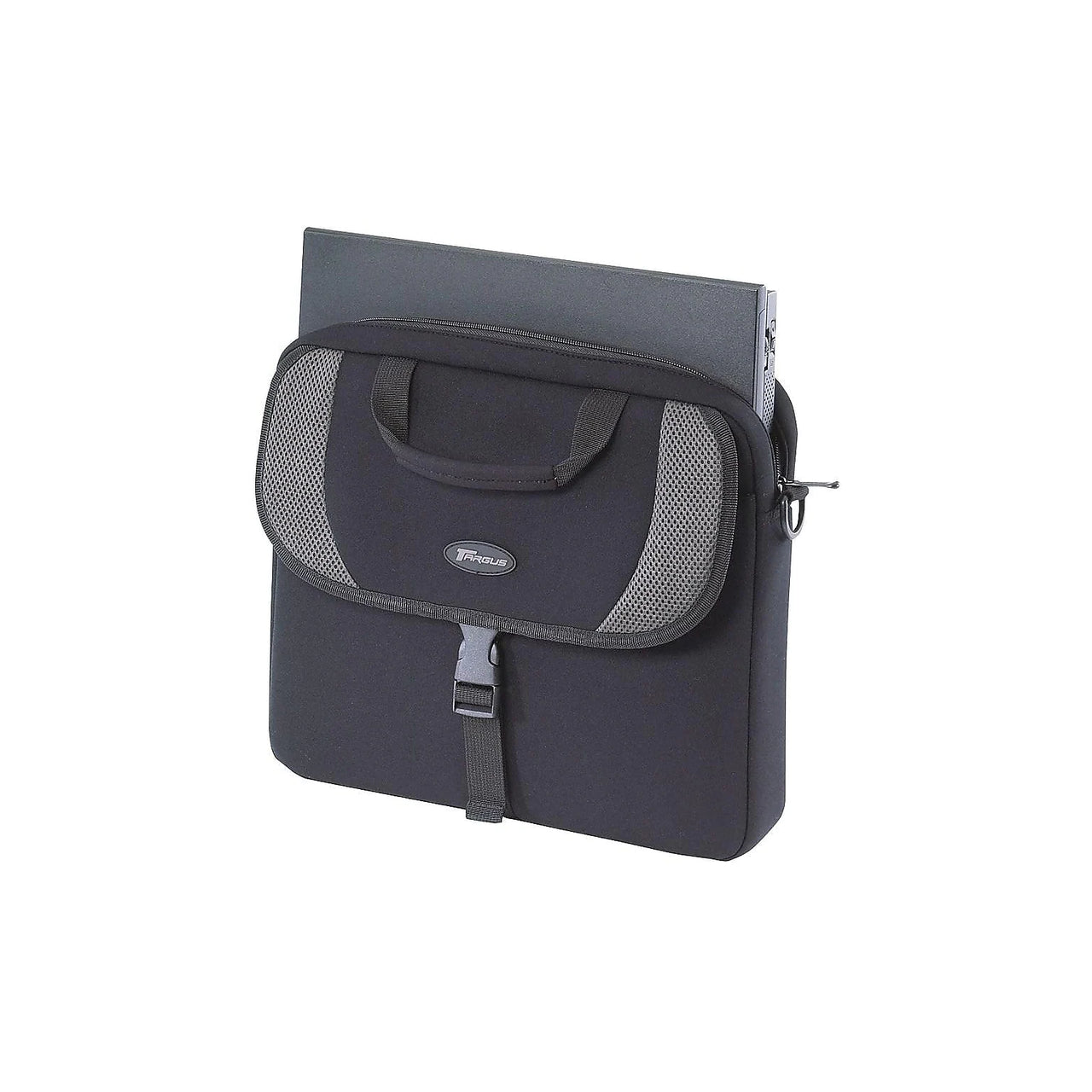 Targus Laptop Sleeve, Gray/Black Neoprene (CVR200)