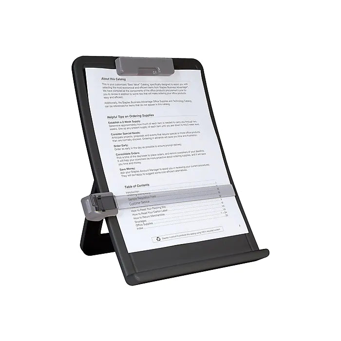 Staples Plastic Copy Holder, Black (35078-CC)