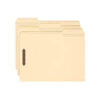 Thumbnail for Smead Fastener File Folders, 2 Fasteners, Reinforced 1/3-Cut Tab, Letter Size, Manila, 50/Box (14537)