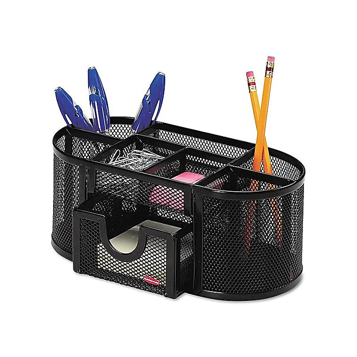 Rolodex Pencil and Accessory Holder, Black Steel (1746466)