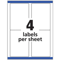 Thumbnail for Avery TrueBlock Inkjet Shipping Labels, Sure Feed Technology, 3 1/2