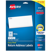 Thumbnail for Avery Easy Peel Inkjet Address Labels, 1/2