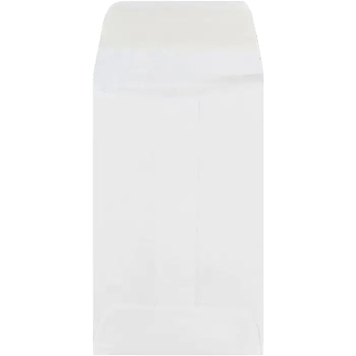 JAM Paper #1 Coin Envelope, 2 1/4" x 3 1/2", White, 100/Pack (122326658)